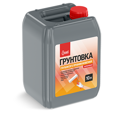 ГРУНТОВКА Старатели "ГЛУБОКОГО ПРОНИКНОВЕНИЯ" 10 ЛИТРОВ