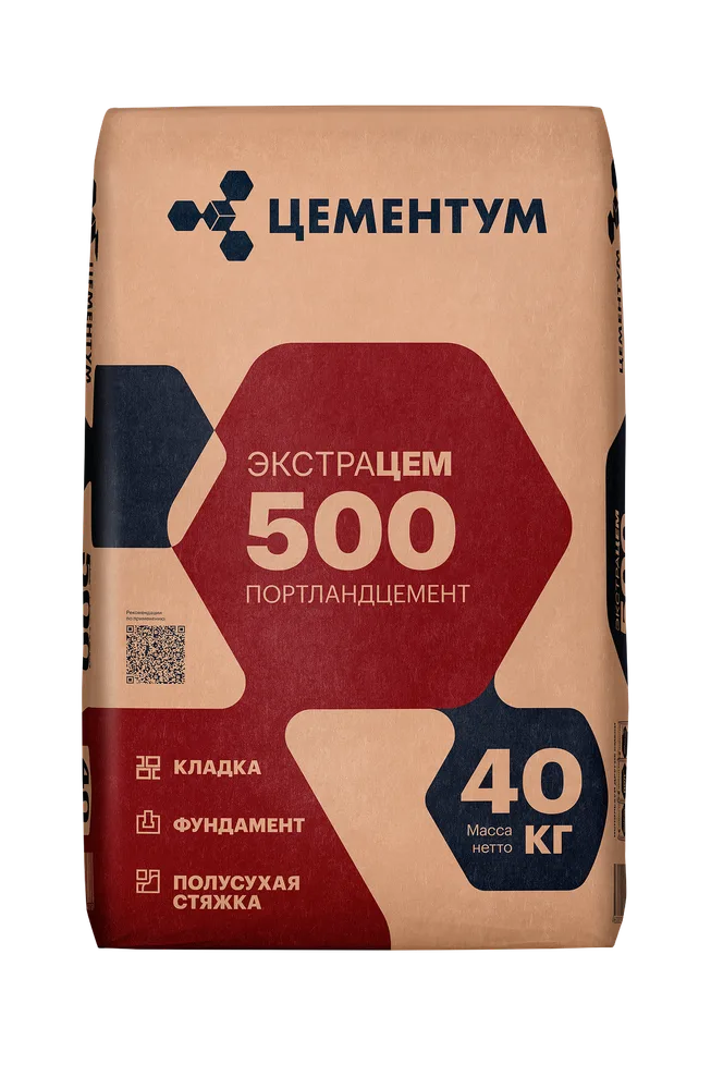Цемент М500 Цементум 40 кг