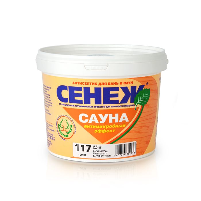 Сенеж САУНА, - 2,5 кг