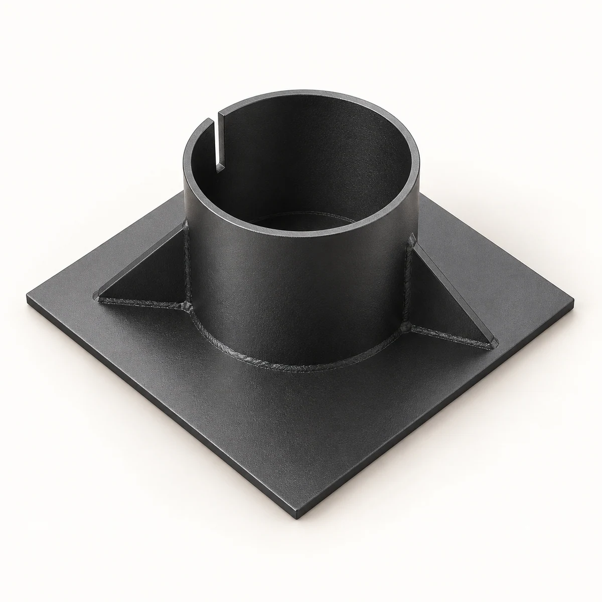 3D-иллюстрация: Оголовок для сваи OBC-57/150/150